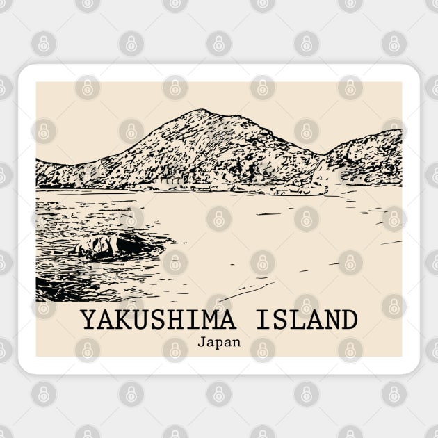 Yakushima Island - Japan Magnet by Lakeric